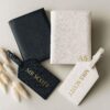 Custom Bridal Party Gifts Mr Mrs Passport Holder Luggage Tag for Couple Honeymoon Gifts Personalized Passport Cover Mothers Day Gift 1