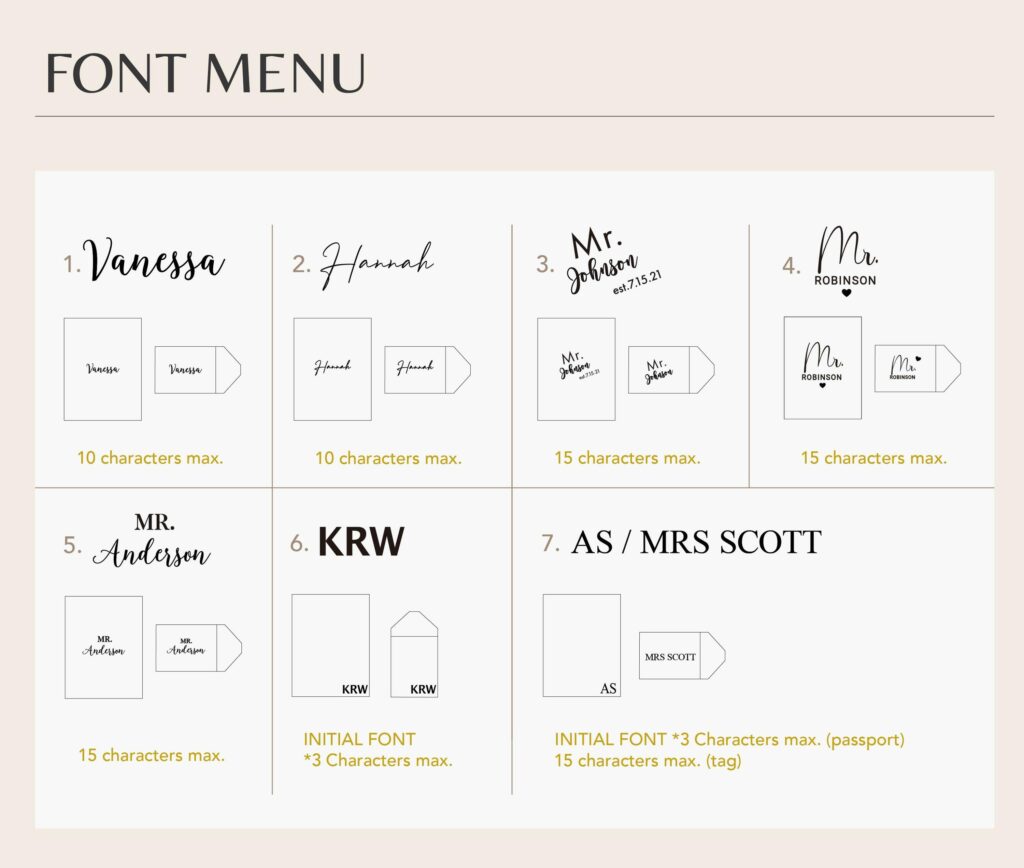 Custom Bridal Party Gifts Mr Mrs Passport Holder Luggage Tag for Couple Honeymoon Gifts Personalized Passport Cover Mothers Day Gift 3