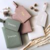 Custom Bridal Party Gifts Mr Mrs Passport Holder Luggage Tag for Couple Honeymoon Gifts Personalized Passport Cover Mothers Day Gift 5