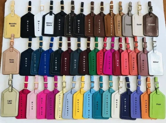 Passport Holder and Luggage Tag Set, Personalized Leather Travel Wallet, Custom Passport Cover, Wedding Gift, Mother’s Day Travel Gift