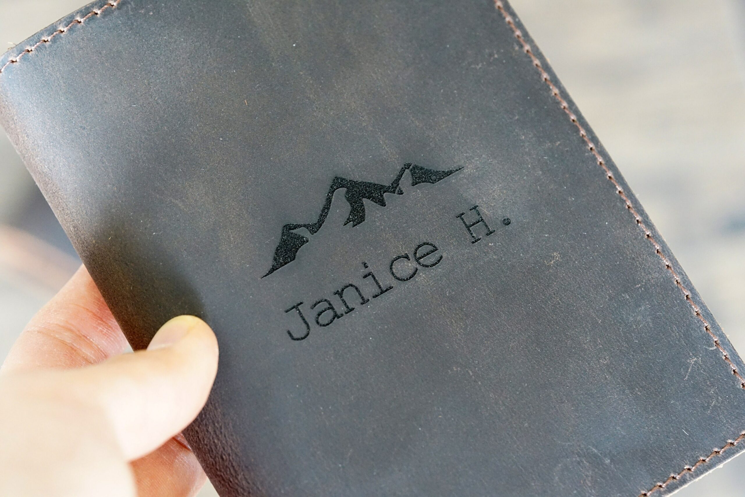 Personalized Passport Cover & Luggage Tag, Cowhide Genuine Leather Passport Holder, Leather Luggage Tags, custom Travelling gift, Bridesmaid 1262537465