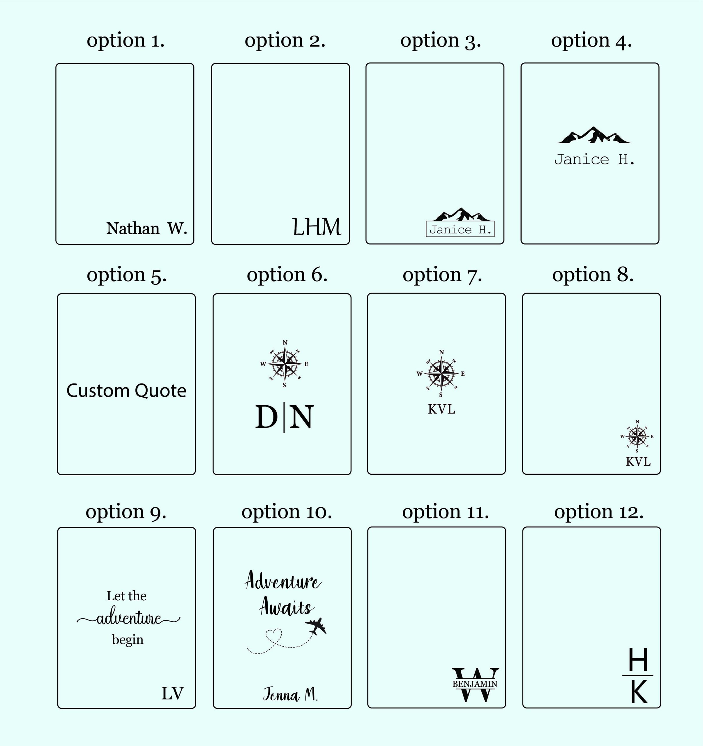 Personalized Passport Cover & Luggage Tag, Cowhide Genuine Leather Passport Holder, Leather Luggage Tags, custom Travelling gift, Bridesmaid 1262537465